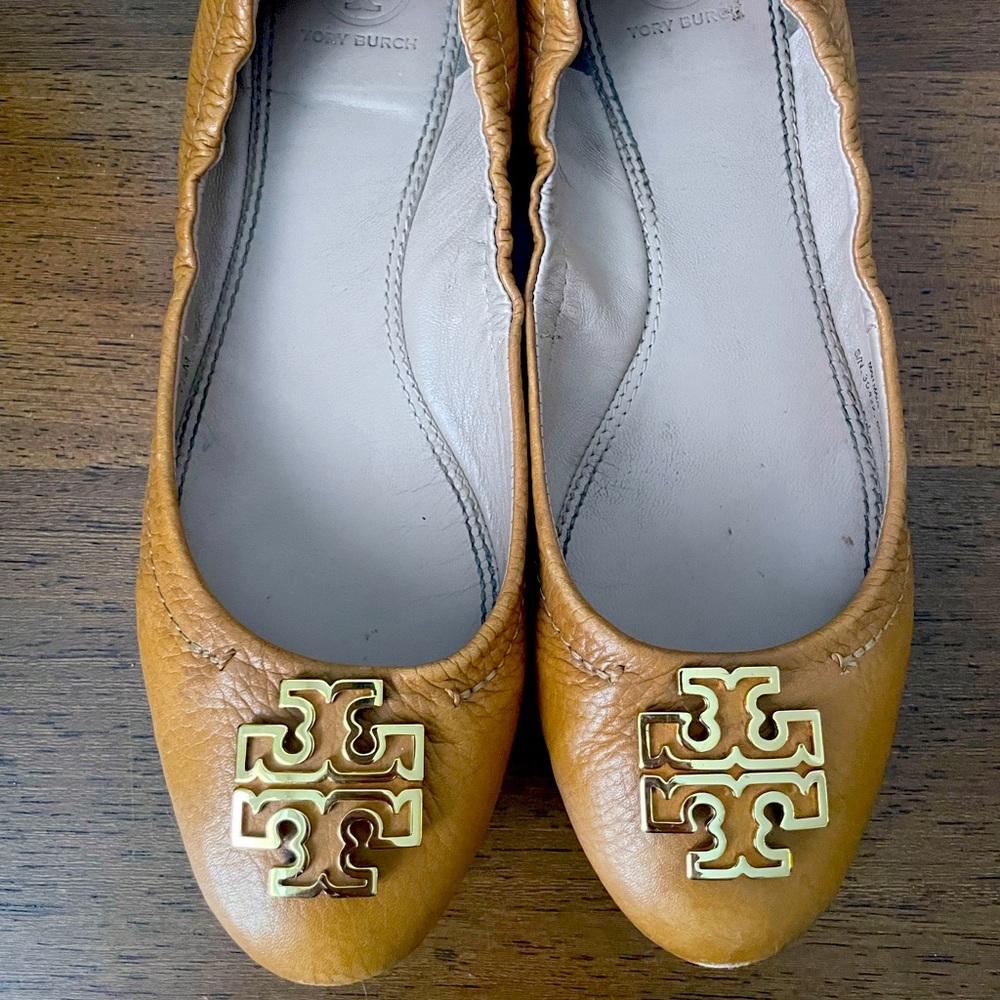 Tory Burch Minnie Travel Ballet Flats Size 7.5